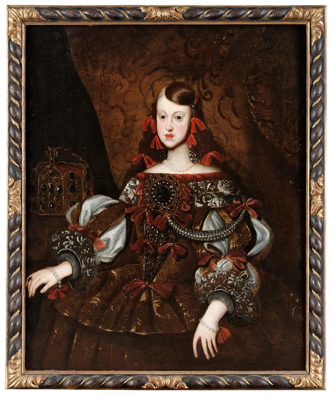 Diego Velasquez Hans efterföljd, "Margarita Teresa av Spanien" (1651-1673).
