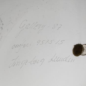 Ingeborg Lundin, vas, glas, "Äpplet", Orrefors Gallery, -87.