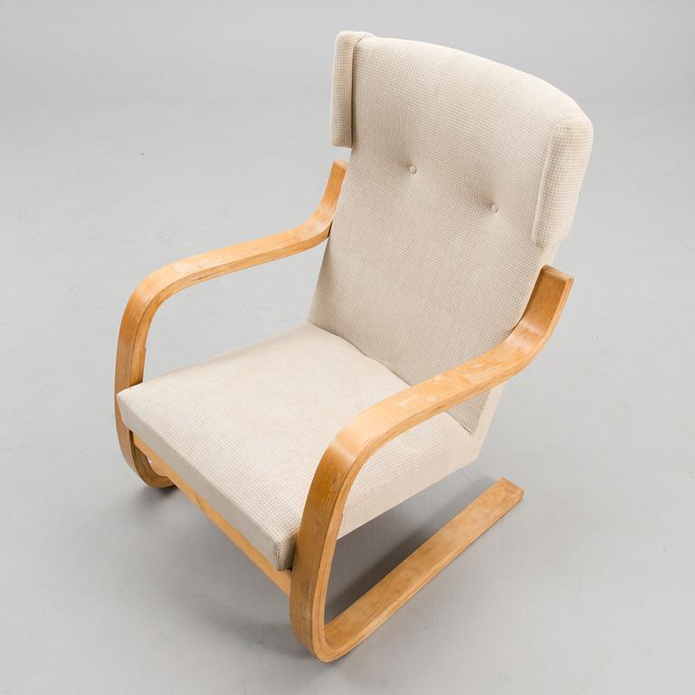 A mid-20th century open armchair model 36/401 for Artek, Finland.