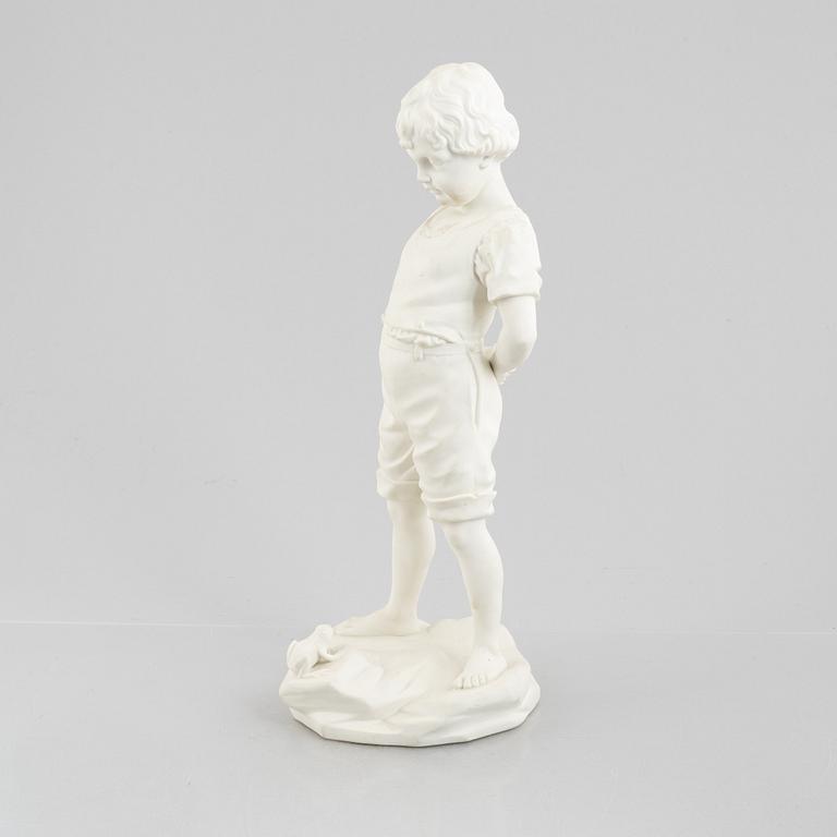 Gustavsberg, sculpture, "Boy with Frog".