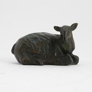 Henrik Allert, a signed bronze sculpture.