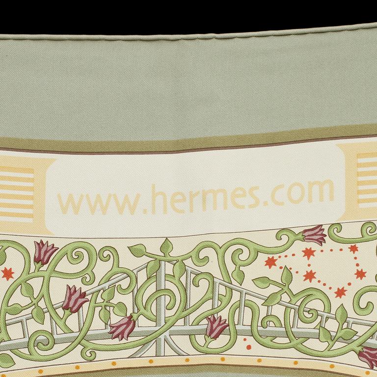 SCARF, siden, "www.hermes.com", design Christine Henry, Hermès, Paris.