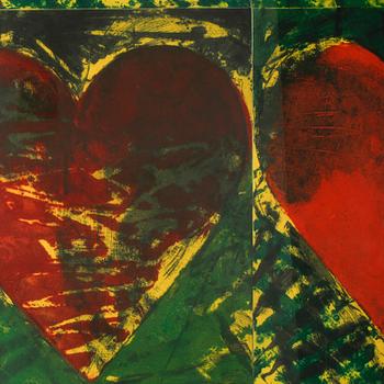 JIM DINE, etsning, aquatint och carborundum, signerad, numrerad 44/70 och daterad 1982.