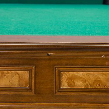 Billiard table/dining table, late 20th century.