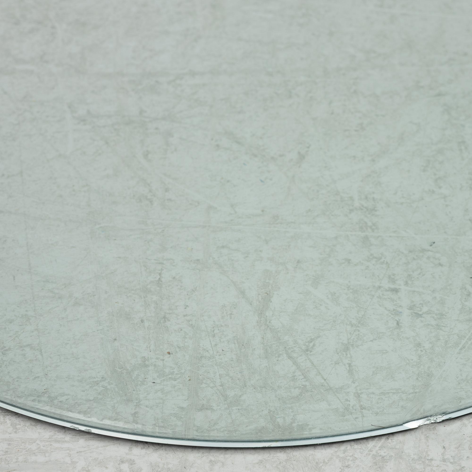 Dining table, glass, contemporary.