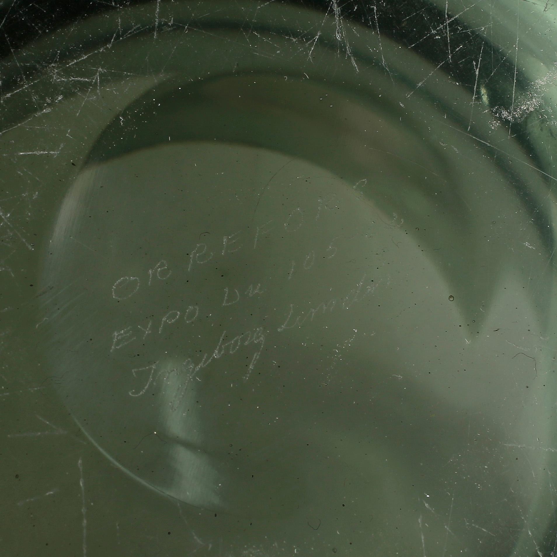VAS, glas, Ingeborg Lundin, Orrefors.