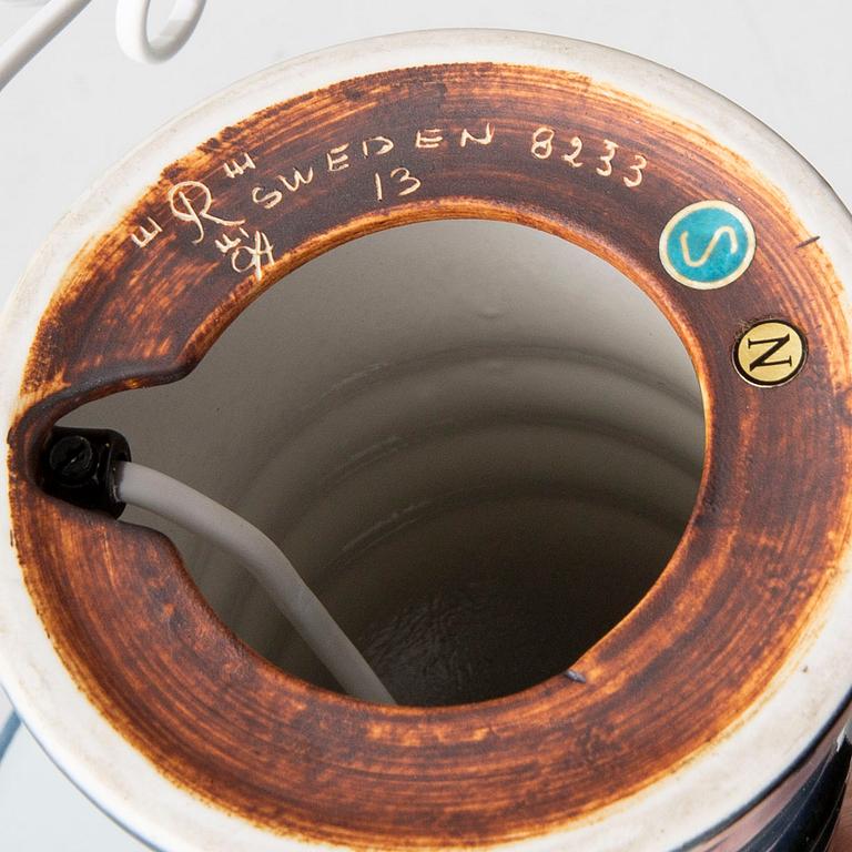 Olle Alberius, Table lamp, Rörstrand, second half of the 20th century.