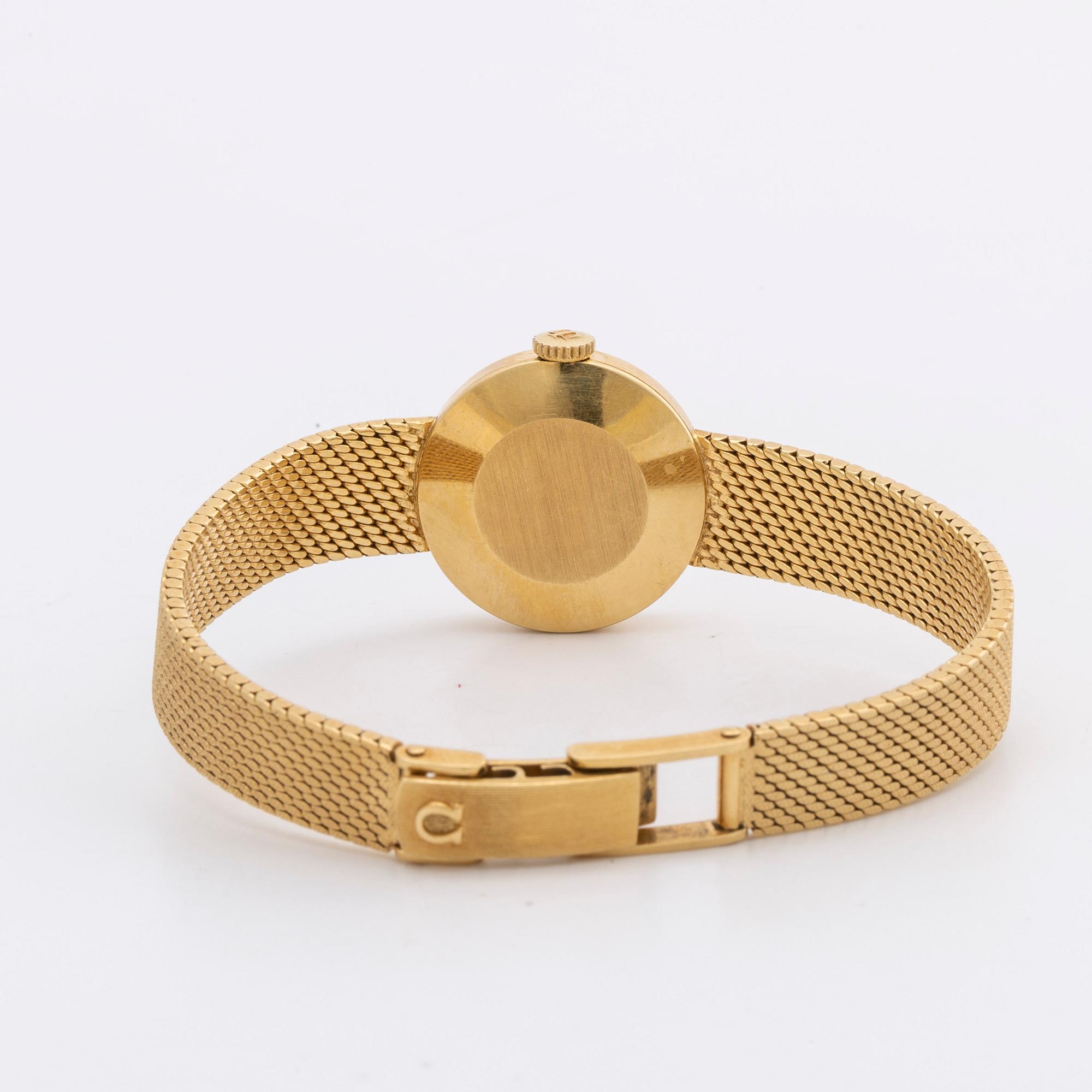 TISSOT, Saphir, damarmbandsur, guld 18K, c:a 20 mm.