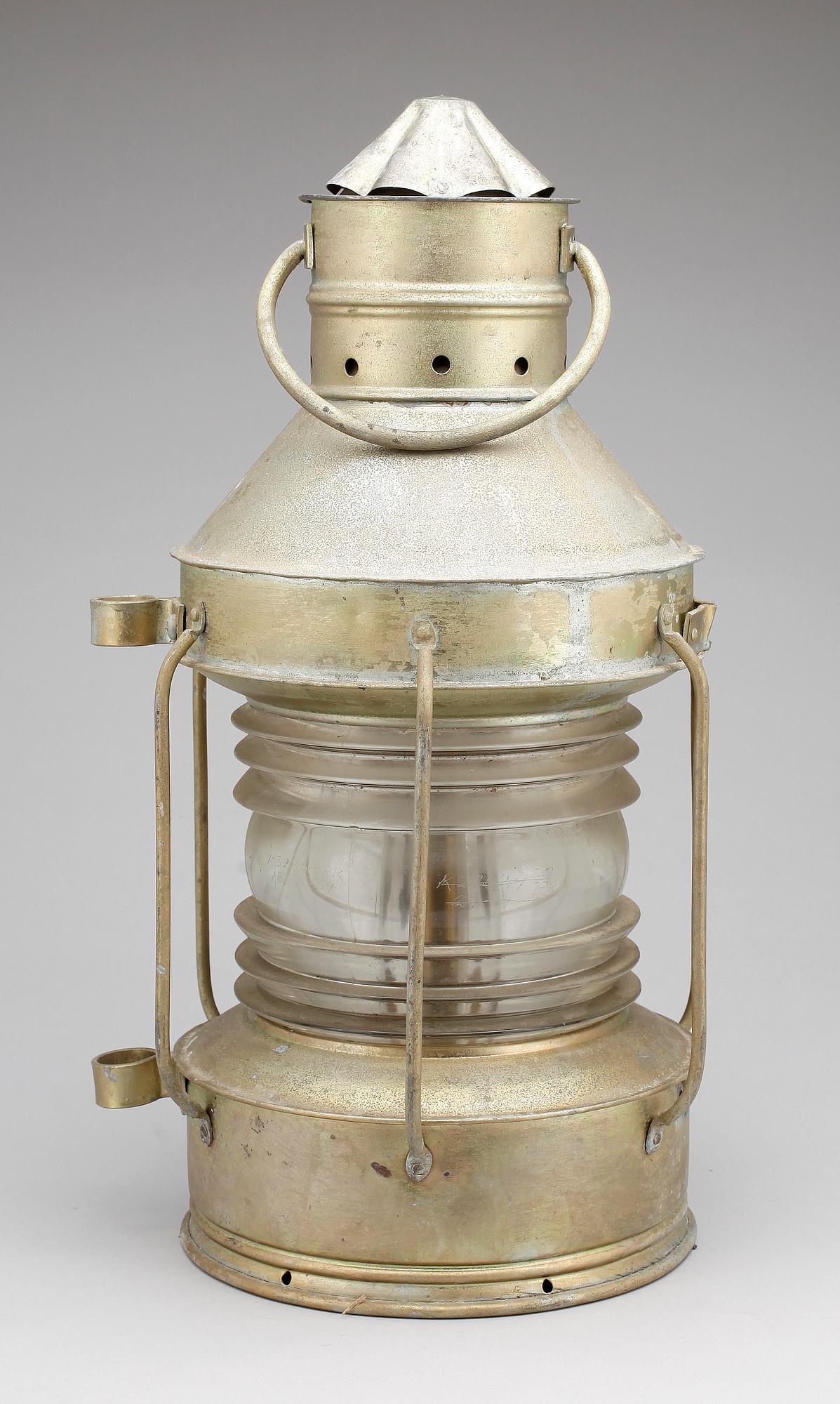 LANTERNA, glas och metall, 1900-tal.