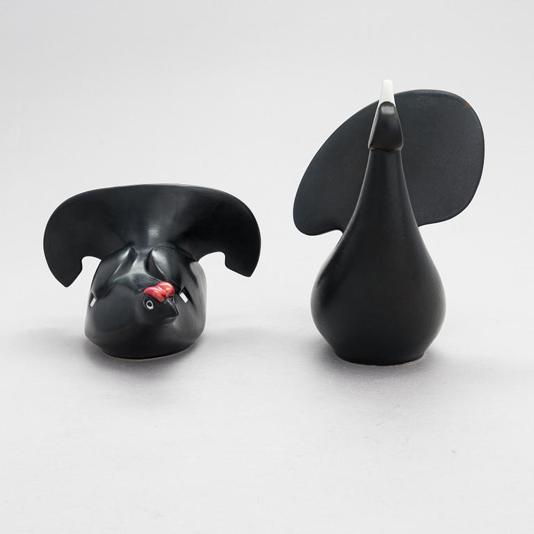 Lillemor Mannerheim, figuriineja, 2 kpl, posliinia, Arabia.