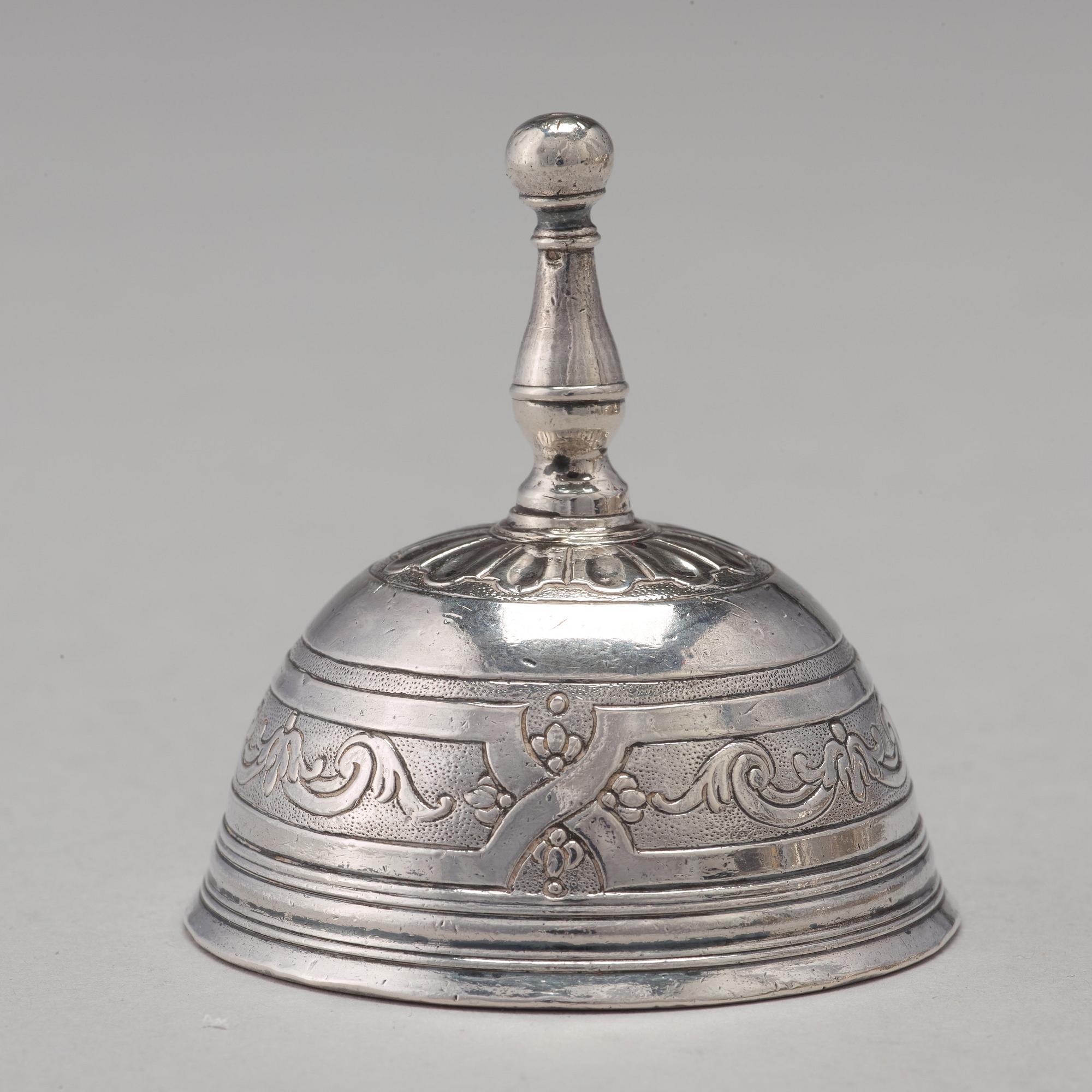 A Swedish 18th century 7 piece silver toilet service, mark of Johan Lorenz Starin, Stockholm 1736.