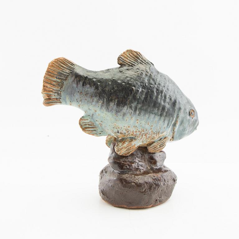Gunnar Hansson, sculpture, fish.