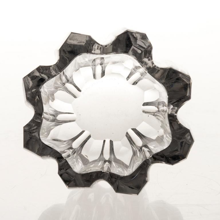 A Tapio Wirkkala glass vase model 3272, signed Tapio Wirkkala Iittala.