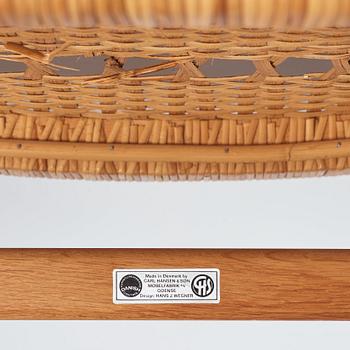 Hans J. Wegner, ett par fåtöljer "CH-27", Carl Hansen & Son, Danmark.