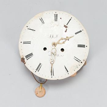 A 19th century  longcase clock.