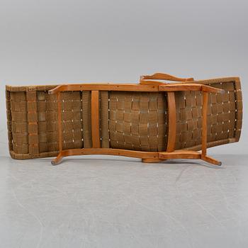 A lounge chair by Bruno Mathsson, mid 20th Century.