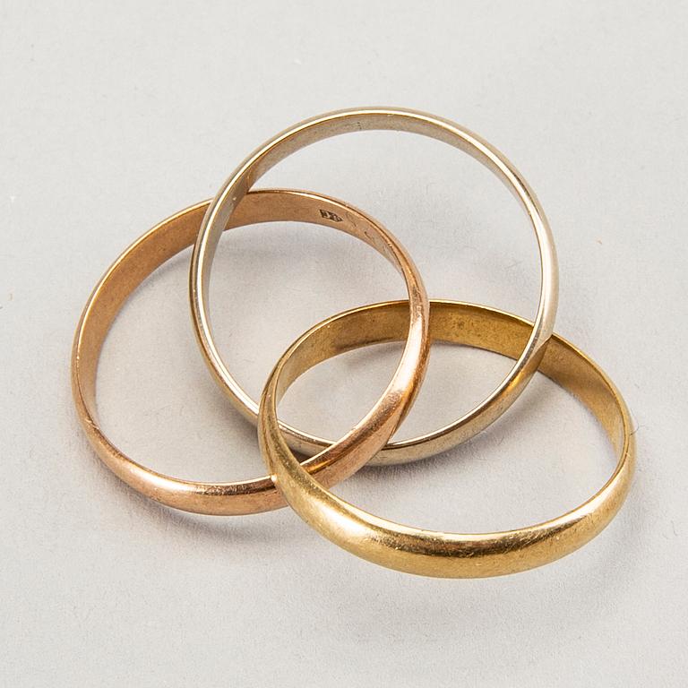 CARTIER, "Trinity" ring.