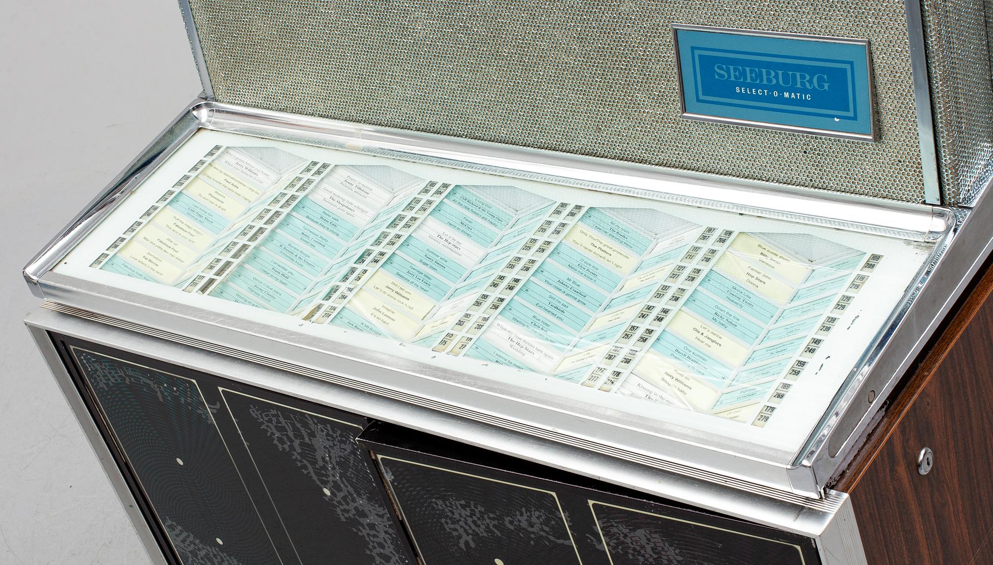 JUKEBOX, Seeburg select-o-matic, 1960-1970-tal.
