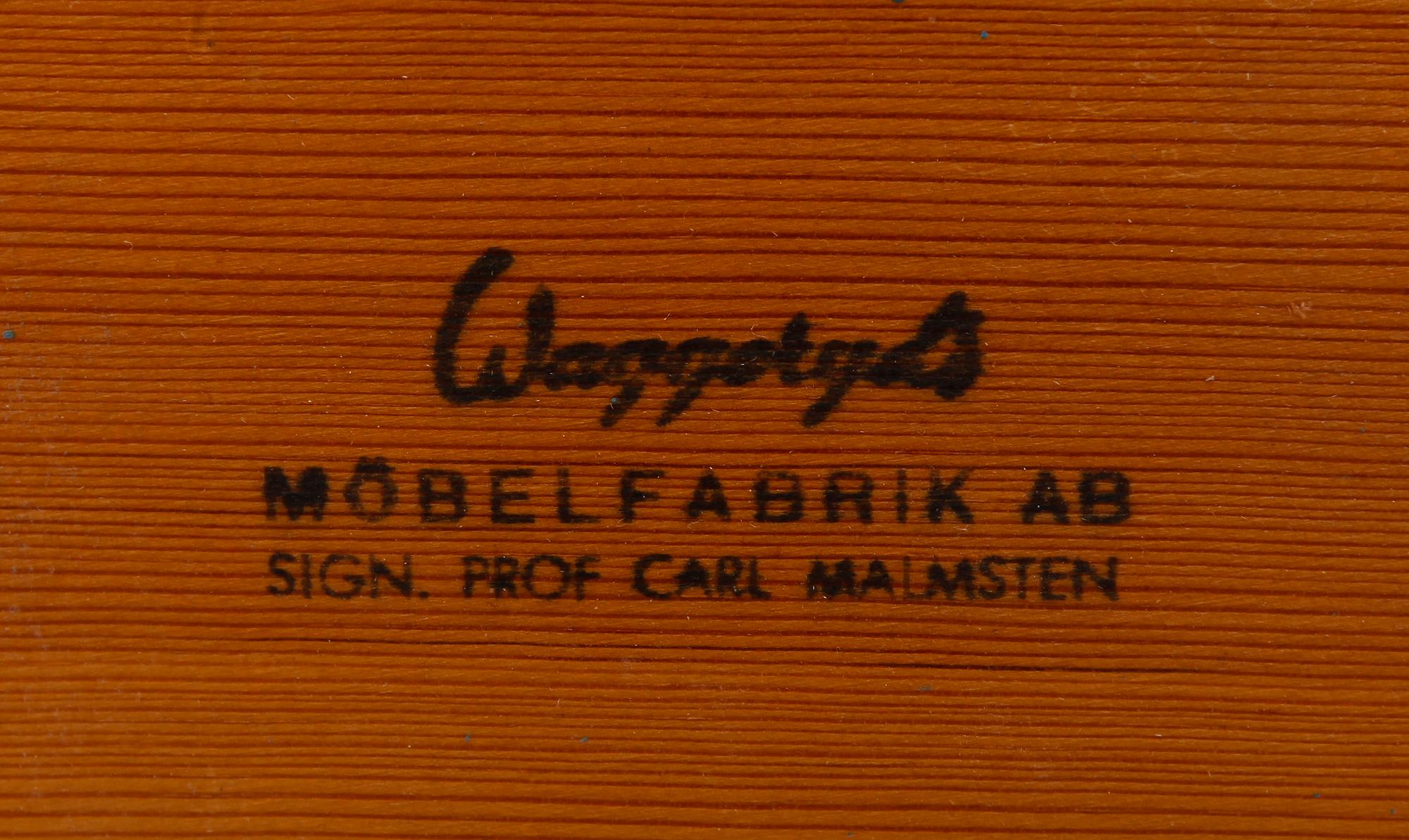 PALLAR, 2 st, bl a "Visingsö", Carl Malmsten.