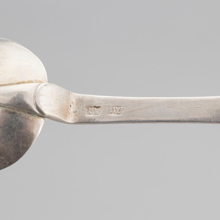 Hans Henriksson Wettersten, sk Råttsvansked, silver, barock, Vadstena (1682-1726).