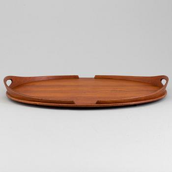 A teak tray from Dansk Designs, Denmark, 1960's.