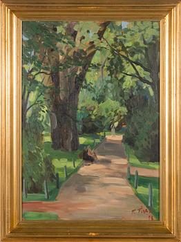 Torsten Tisell, oil on board, signed and unclearly dated.