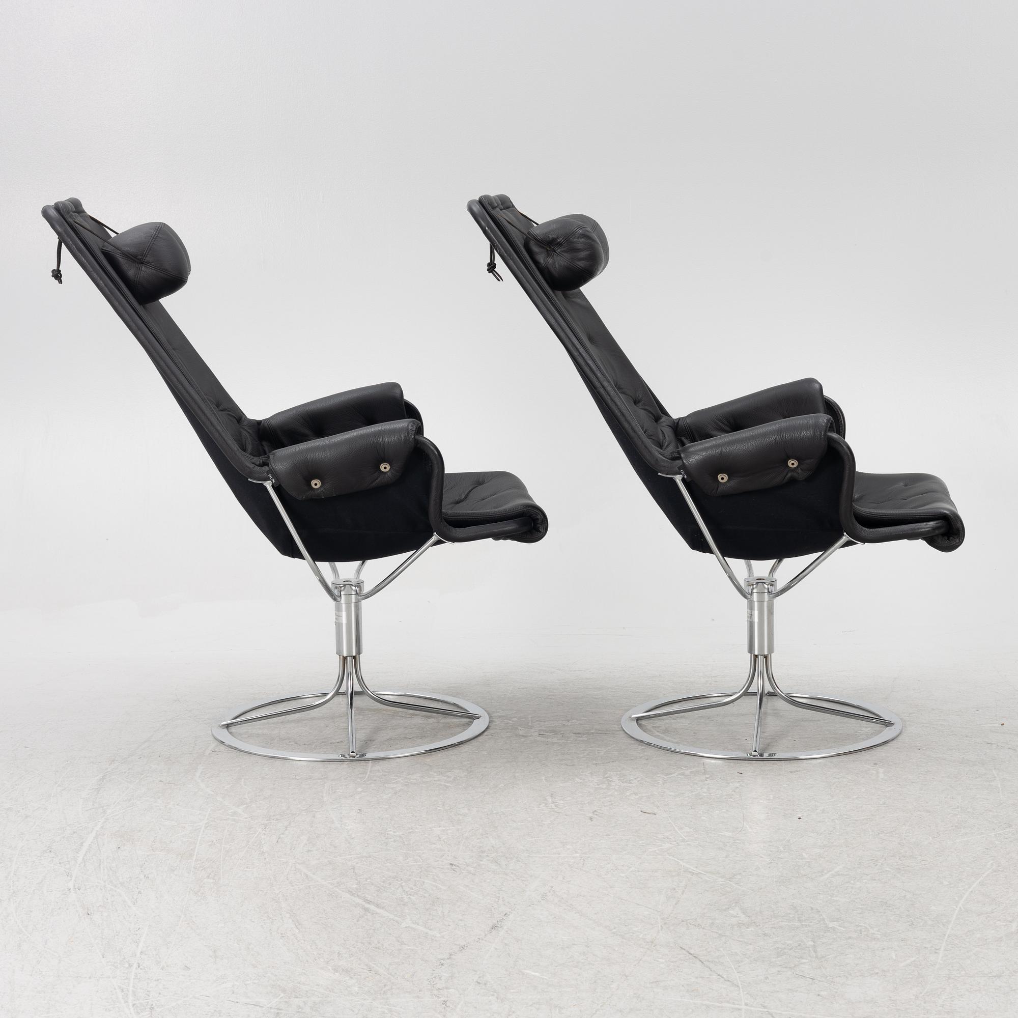 Bruno Mathsson, a pair of 'Jetson' armchairs, Dux.