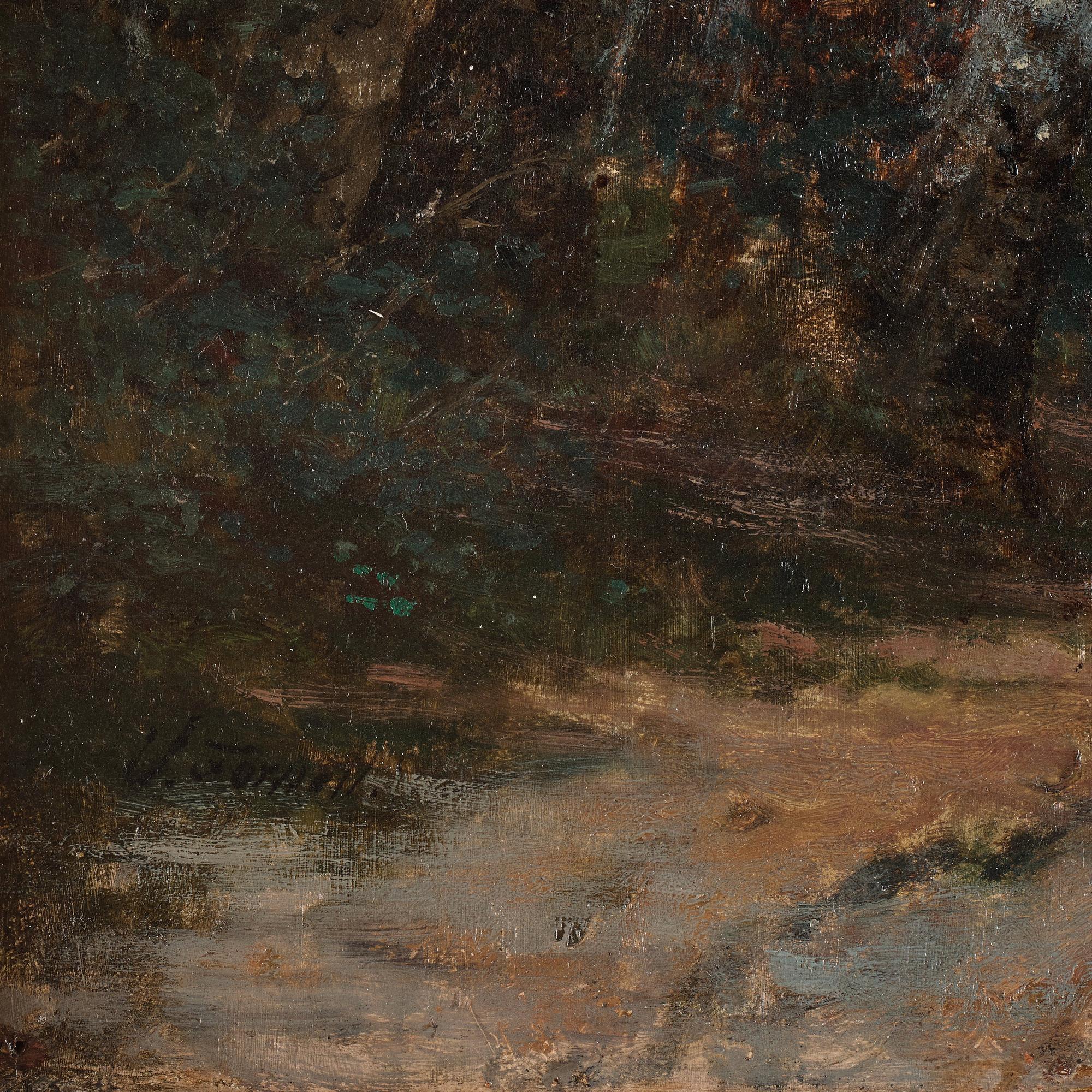 Victor Forssell, Woman gathering firewood.