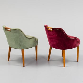 Two mid 20th century chairs.