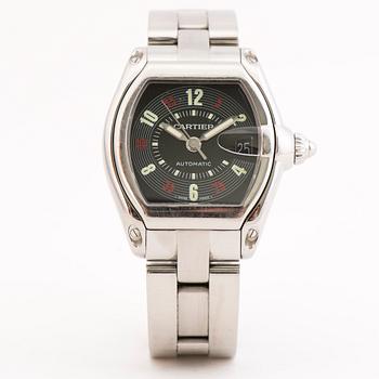 CARTIER, Roadster, armbandsur, 37 x 35 (44) mm.