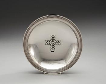A Sigvard Bernadotte sterling bowl, Georg Jensen,