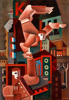 Gösta Adrian-Nilsson, "Akrobater i Paris" (Acrobats in Paris).