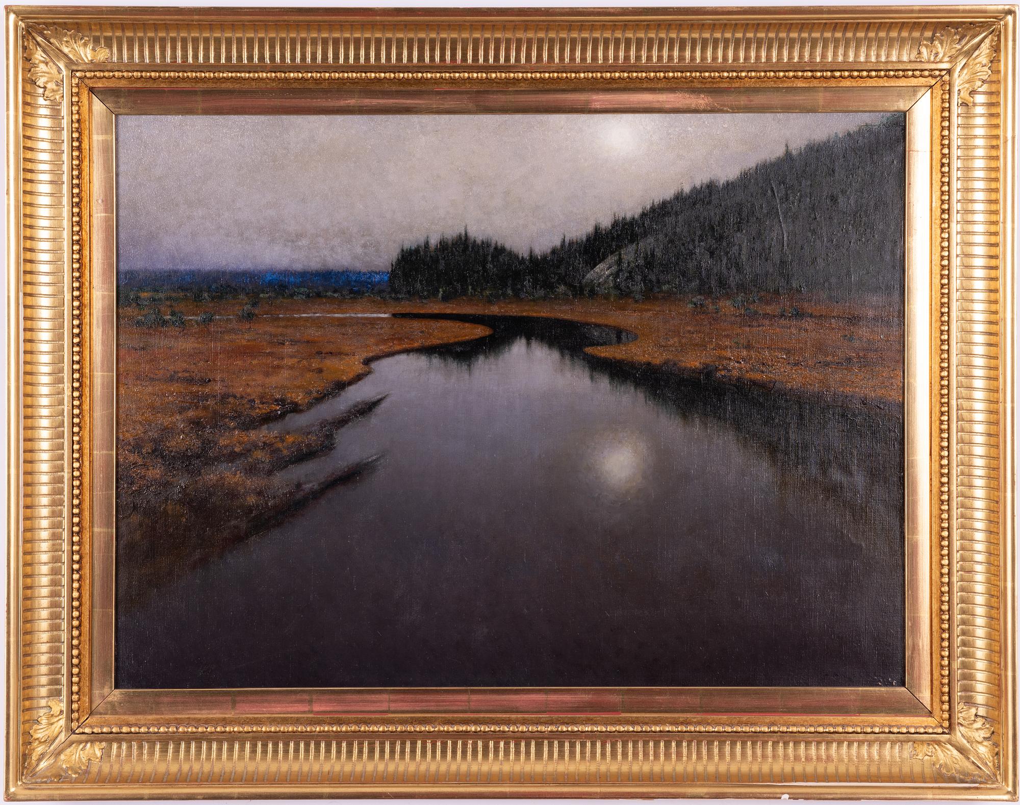 August Hagborg, Twilight over the Marsh.
