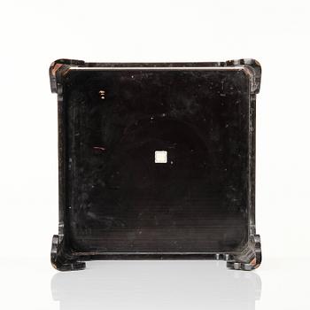 A Japanese lacquer stand, Meiji (1868-1912).