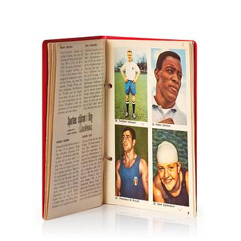 Idol cards, "Sportens stjärnor", including Cassius Clay, Nacka Skoglund and others, Hemmets Journal, 1960s.