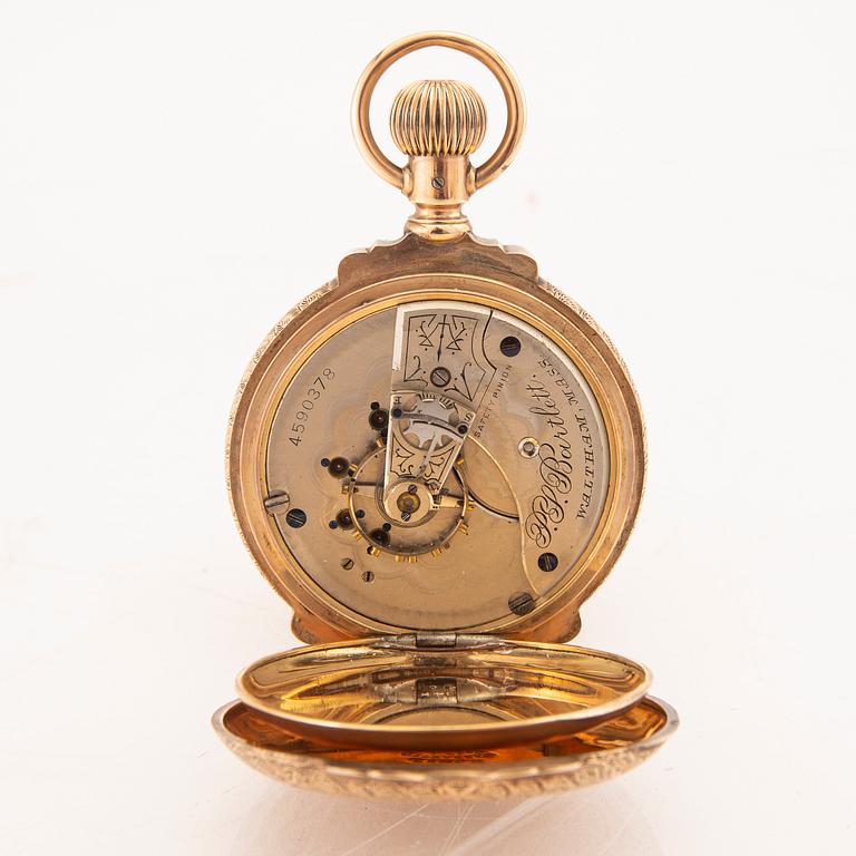 American Watch Company, Waltham, pocket watch, hunter, 54 mm.