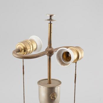 A table lamp, attributed to Tore Kullander in Borås, first half of the 20th cenutry.