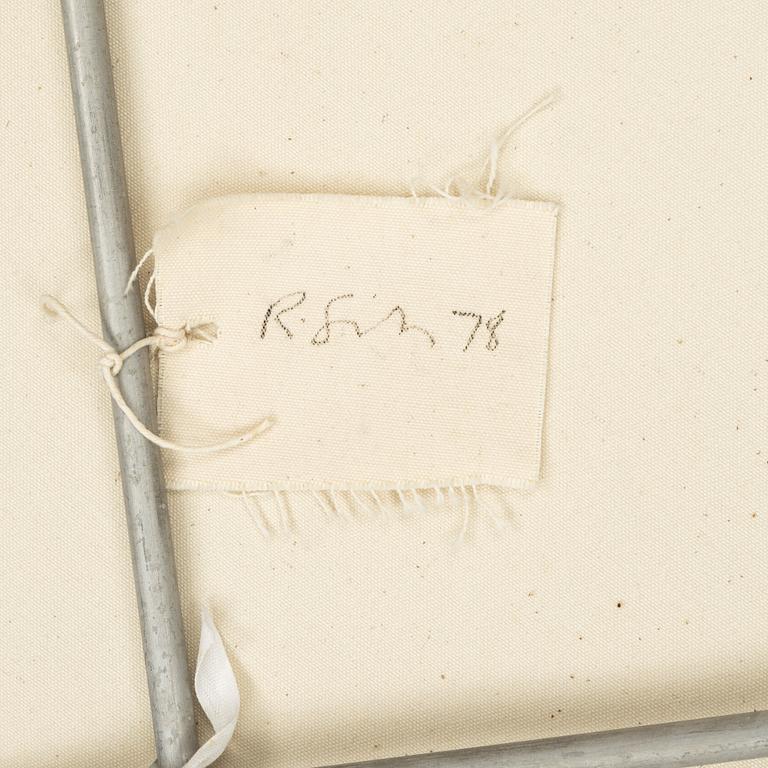 Richard Smith, oil on canvas, 7 parts, signed and dated -79 on label verso.