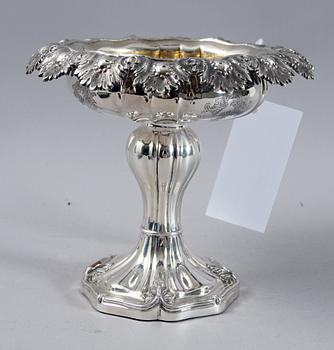UPPSATSSKÅL, silver, Gustaf Dahlgren, Malmö 1851.