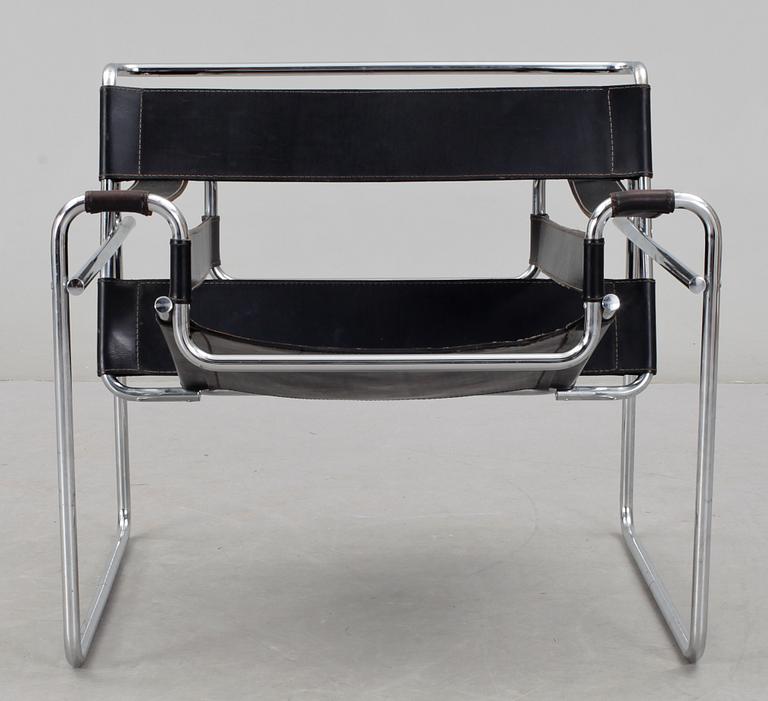FÅTÖLJ. "Wassilys", Marcel Breuer. 1970-tal.