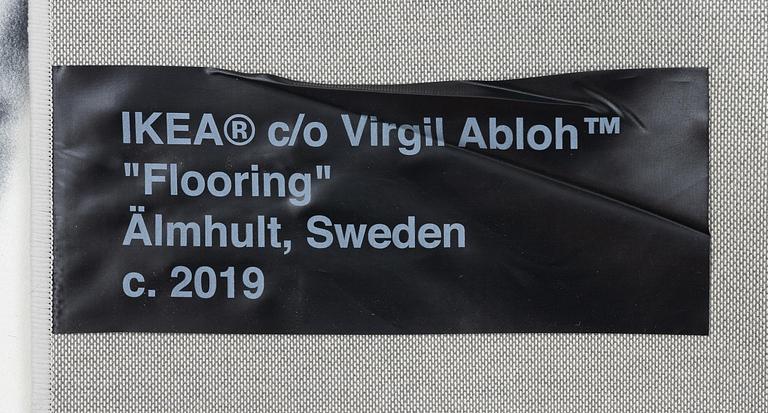 Virgil Abloh, a carpet, 'kvitto' ('Receipt'), IKEA x Virgil Abloh, the 'MARKERAD' collection, c. 200 x 90 cm.