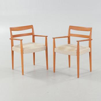 A pair of armchairs by Troeds, Bjärnum, Sweden, third quarter of the 20th century.