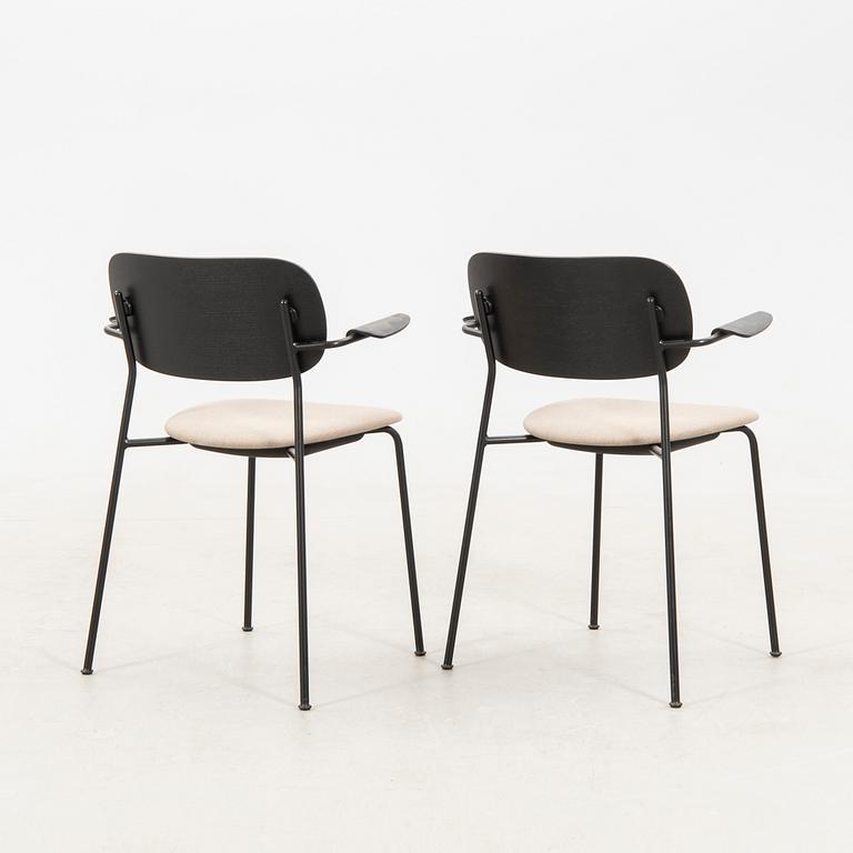 Norm Architects armchairs, 3 pcs "Menu Co" before Audo Copenhagen, contemporary.