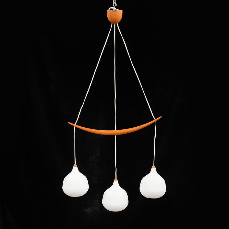 TAKLAMPA, Uno & Östen Kristiansson, Luxus, Vittsjö, 1950/60-tal, höjd 117 cm.