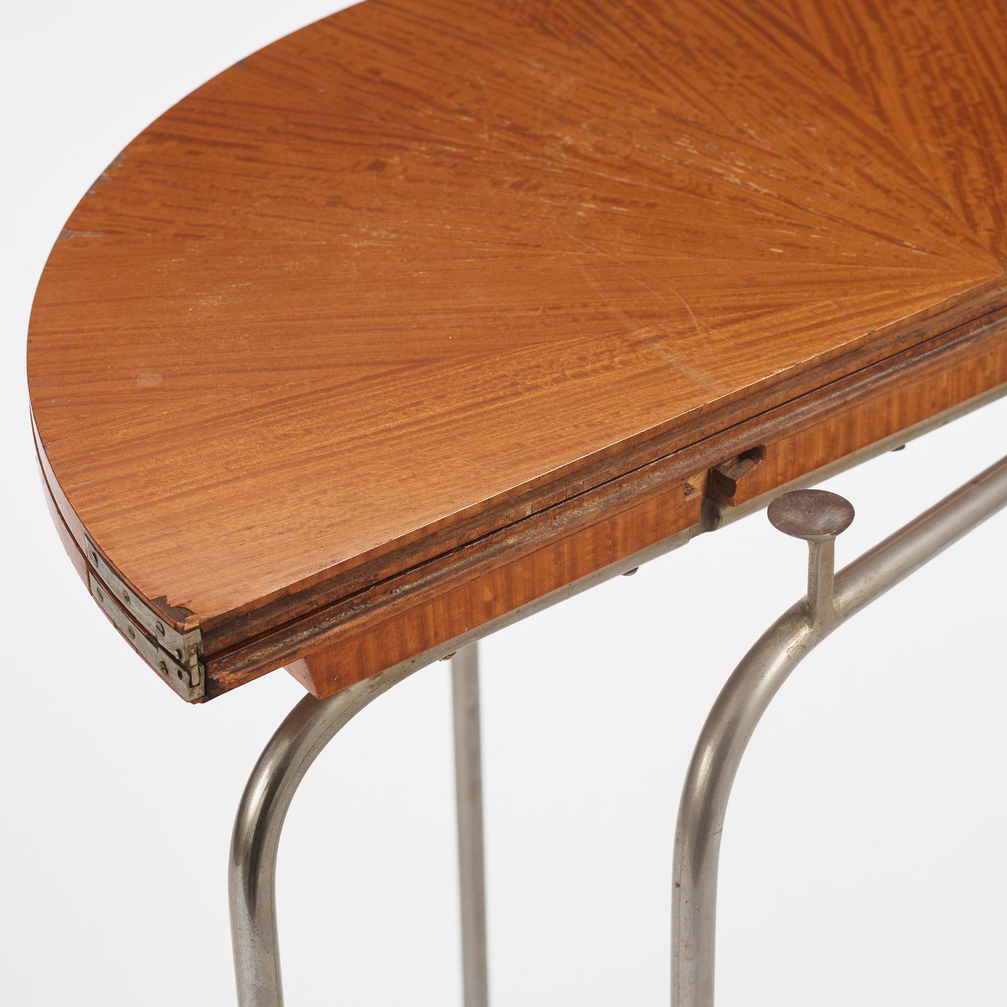 Carl Bergsten, fällbord, Nordiska Kompaniet, för Stockholmsutställningen 1930.