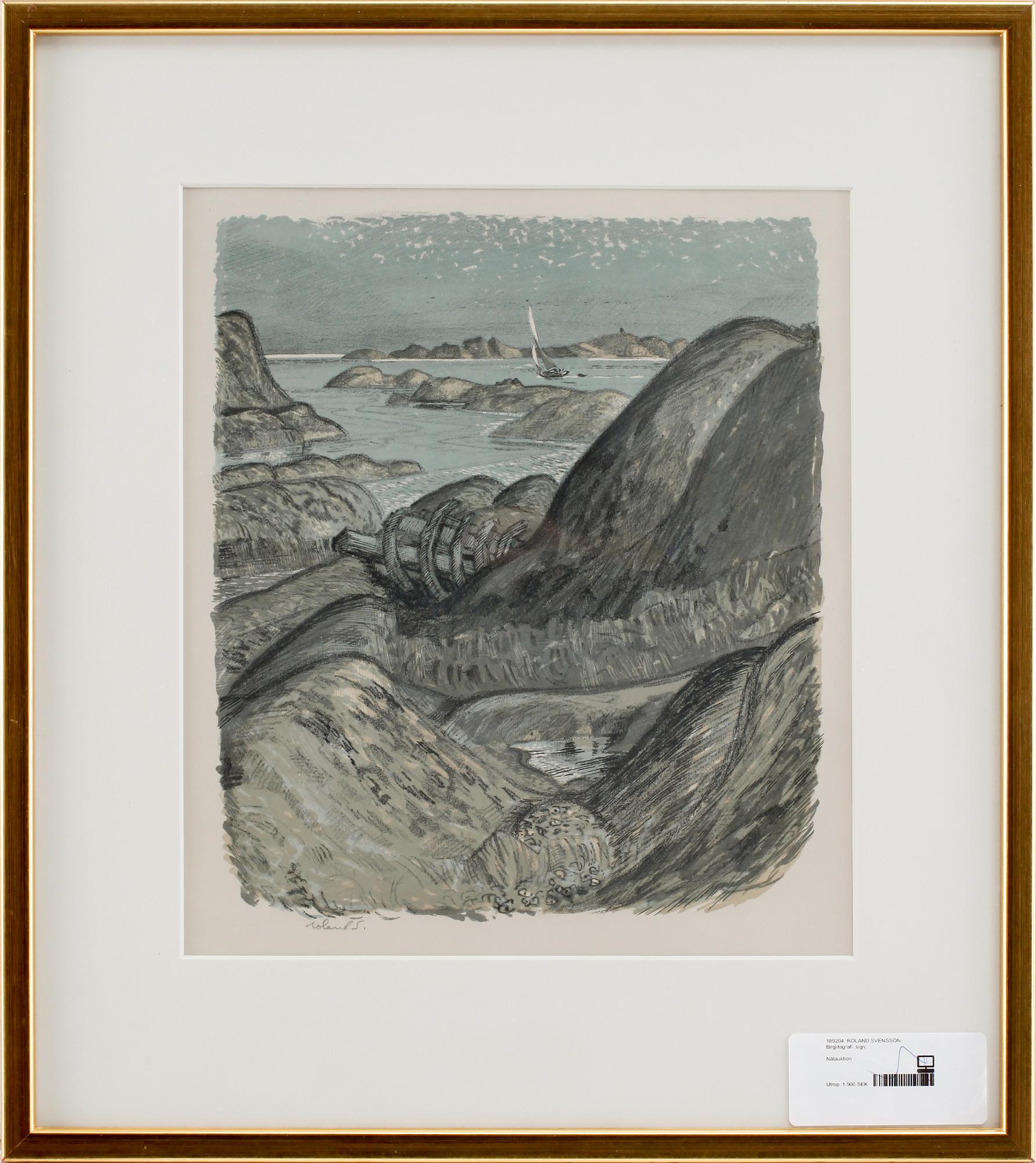 ROLAND SVENSSON, färglitografi, sign.