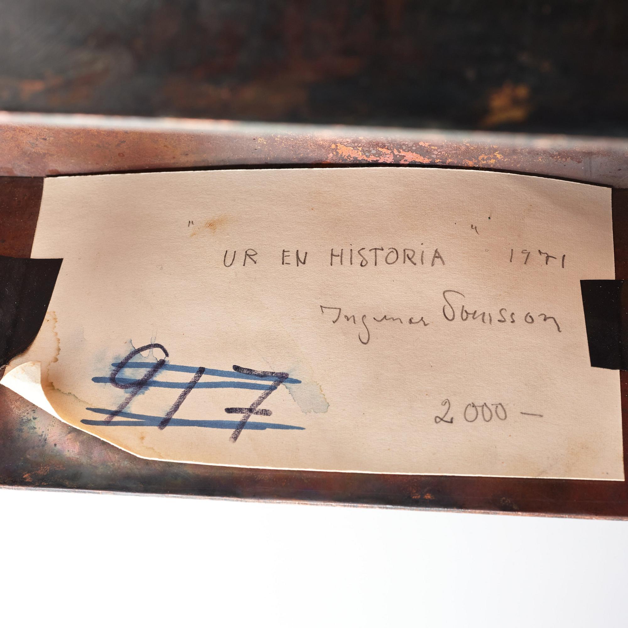 Ingemar Svensson, "Ur en historia" (= From a story).