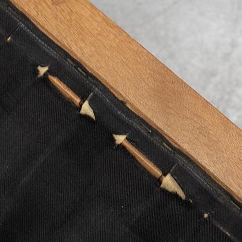 Børge Mogensen, a 'Sled' oak easy chair, Frederica Stolefabrik, Denmark.