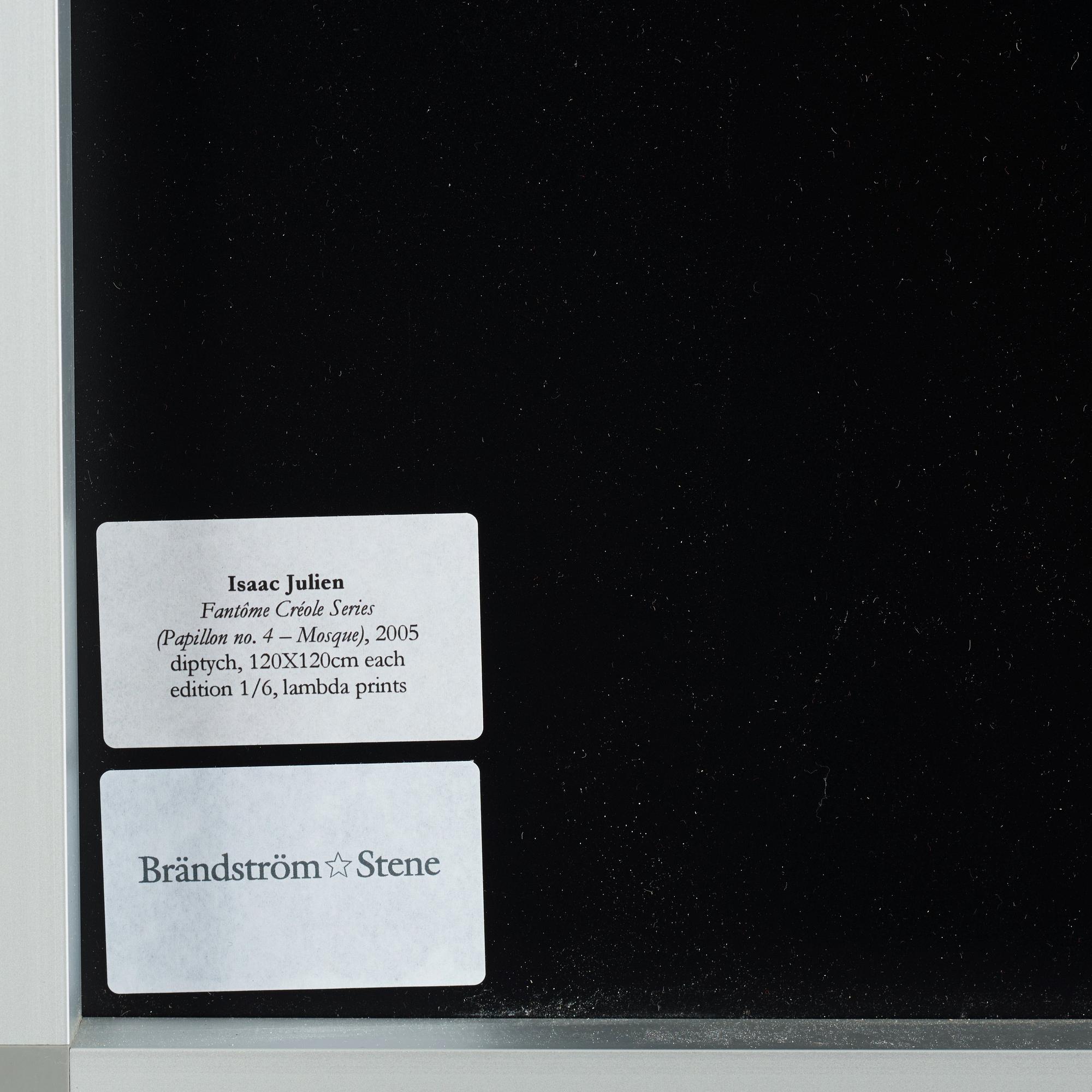 Isaac Julien, "Fantôme Créole Series (Papillon No.4 - Mosque)", 2005.