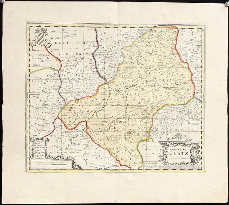 KARTOR, 4 st, Europa, 1700-tal.